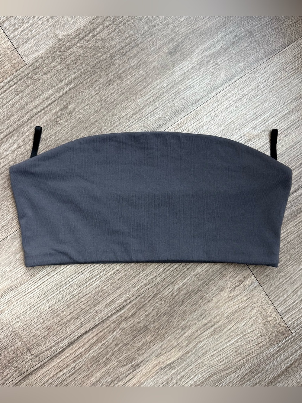 Aritzia Babaton Contour Bandeau Tube Top Charcoal Grey